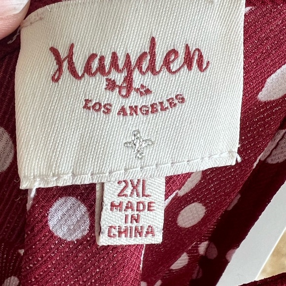 Hayden Polka Dot Tank Top - 2x - Picture 4 of 9